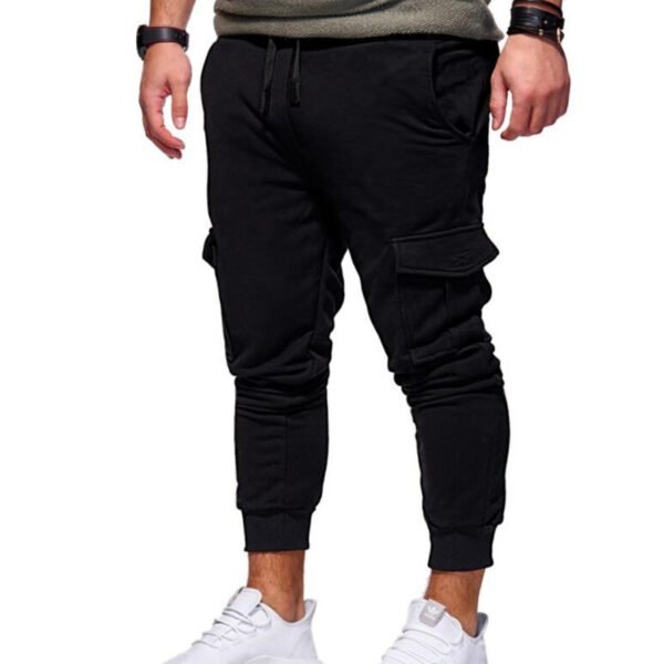 men sport jogger pants men sweatpants - Image 3