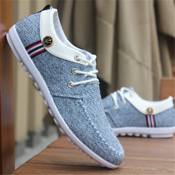 men Casual Shoes mens canvas shoes for men shoes men fashion Flats brand fashion - Image 4