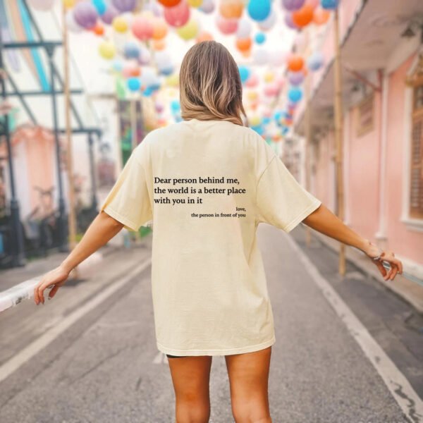 2023 New Fashion Womens Letter T-Shirt Round Neck Short Sleeve Slogan Tee Top - Image 3