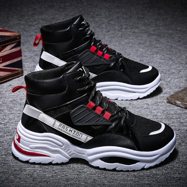 High top shoes men autumn men - Image 5